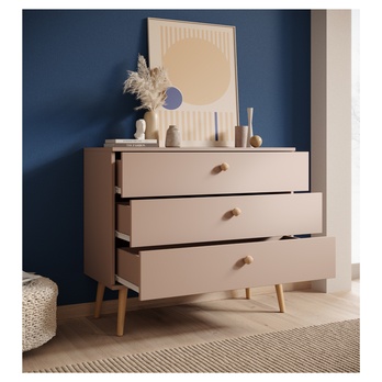 Komoda BENI kávová 2