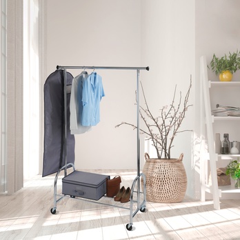 Stojan na šaty BENITO strieborná 1