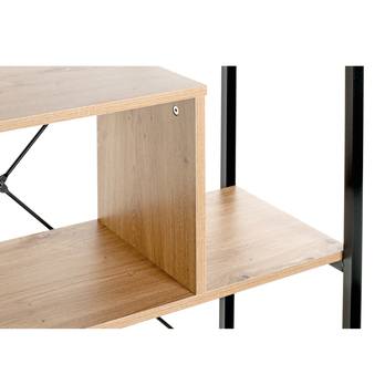 Regál BENNY II dub/čierna 4