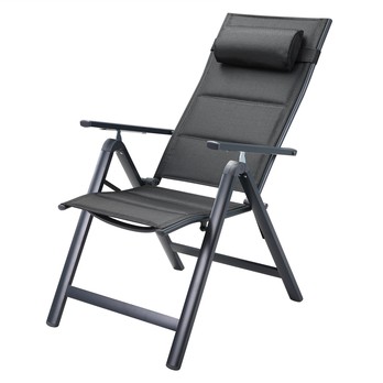 Záhradná stolička BEREN 2 antracitová, sada 2 ks 1