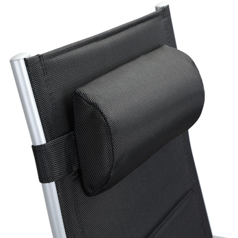 Záhradná stolička BEREN 2 strieborná/čierna, sada 2 ks 4