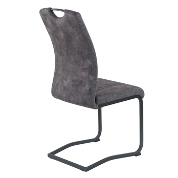Jedálenská stolička BERGA vintage antracitová 1
