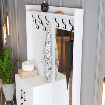 Predsieňová zostava BERLIN 1 biela 4