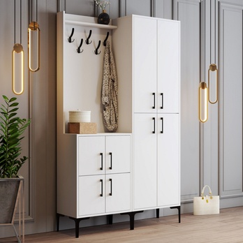 Predsieňová zostava BERLIN 2 biela 1