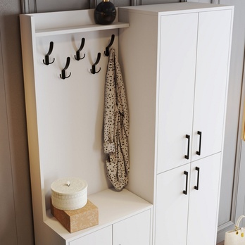 Predsieňová zostava BERLIN 2 biela 4