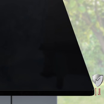 Záhradný stôl BERN 1 strieborná/čierna 1