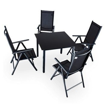 Záhradná zostava BERN 4 antracitová/čierna 1