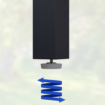 Záhradná zostava BERN 5 antracitová/čierna 6