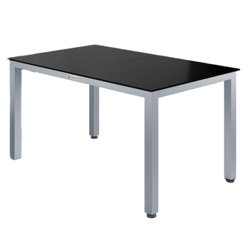 Záhradný stôl BERN 6 strieborná/čierna 1