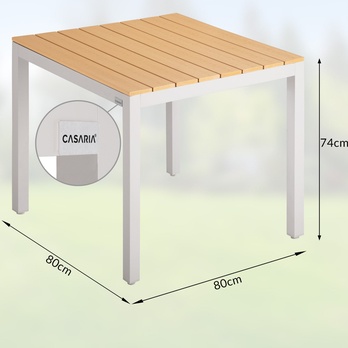 Záhradná zostava BERN svetlosivá/prírodná 7