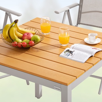 Záhradná zostava BERN svetlosivá/prírodná 9