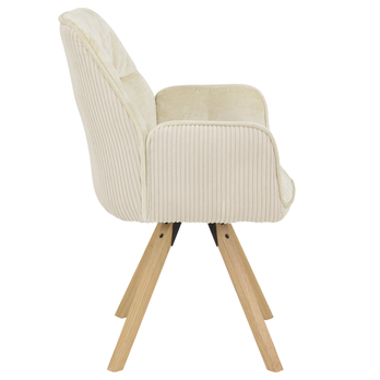 Kreslo BERNADETTE S krémová 2