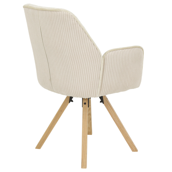 Kreslo BERNADETTE S krémová 3