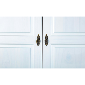 Šatníková skriňa BERNIAN I biela, šírka 104 cm 5