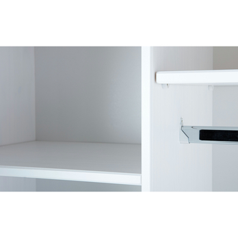 Šatníková skriňa BERNIAN I biela, šírka 104 cm 7