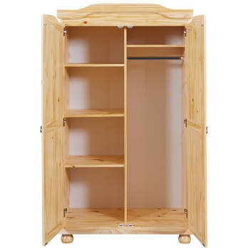 Šatníková skriňa BERNIAN I borovica, šírka 104 cm 1