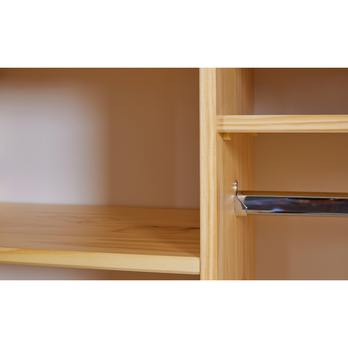 Šatníková skriňa BERNIAN I borovica, šírka 104 cm 7