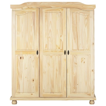Šatníková skriňa BERNIAN II borovica, šírka 150 cm 3