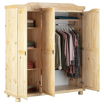 Šatníková skriňa BERNIAN II borovica, šírka 150 cm 4