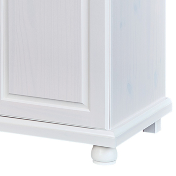 Šatníková skriňa BERNIAN II biela, šírka 150 cm 5