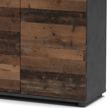 Komoda BERNO 2 matera/old style tmavá 3