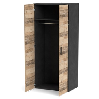 Šatníková skriňa BERNO 5 matera/old style svetlá 1