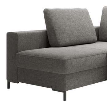 Sedacia súprava BERRY ľavá, tmavosivá 4