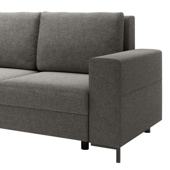 Sedacia súprava BERRY ľavá, tmavosivá 5