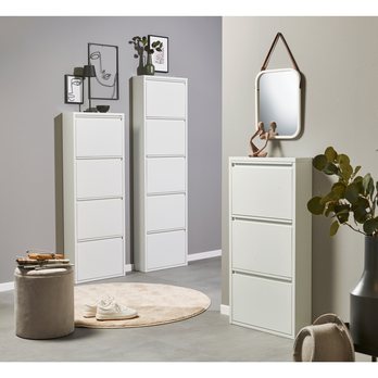 Skrinka na topánky BERT 1 biela 7