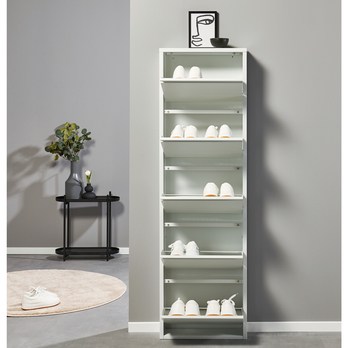 Skrinka na topánky BERT 3 biela 7