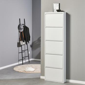 Skrinka na topánky BERT 3 biela 8