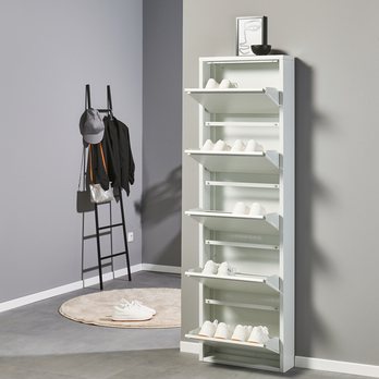 Skrinka na topánky BERT 3 biela 9