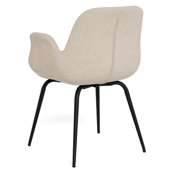 Jedálenská stolička BETH piesková/matná čierna 2