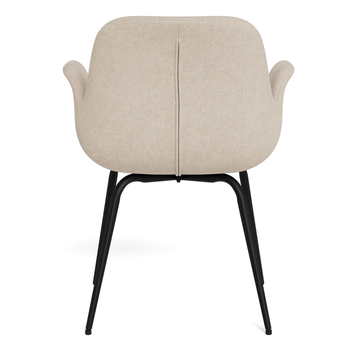 Jedálenská stolička BETH piesková/matná čierna 3