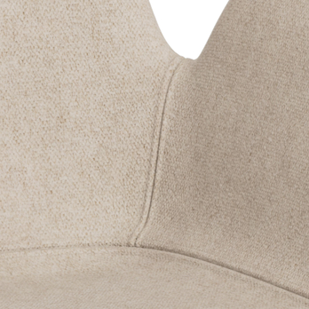 Jedálenská stolička BETH piesková/matná čierna 5