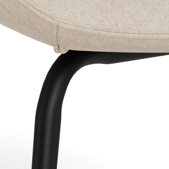 Jedálenská stolička BETH piesková/matná čierna 6