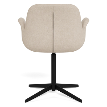 Jedálenská stolička BETH piesková/matná čierna 3