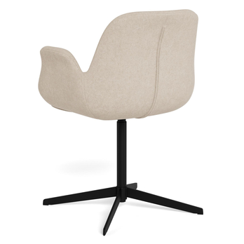 Jedálenská stolička BETH piesková/matná čierna 4