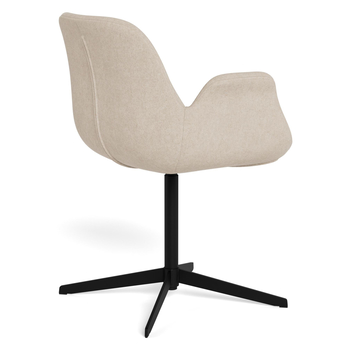 Jedálenská stolička BETH piesková/matná čierna 5