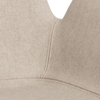 Jedálenská stolička BETH piesková/matná čierna 7