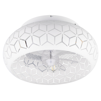 Stropné svietidlo s ventilátorom BIDAR biela 1