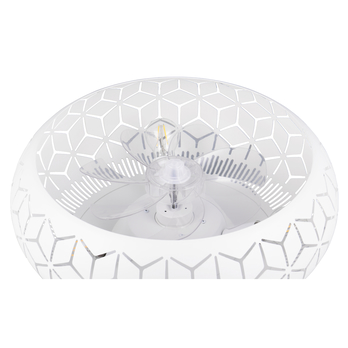 Stropné svietidlo s ventilátorom BIDAR biela 4