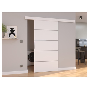 Posuvné dvere BIELLA 76 biela, 76x205 cm 1