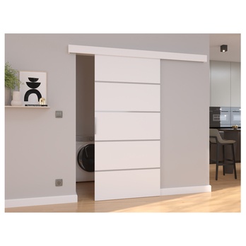 Posuvné dvere BIELLA 86 biela, 86x205 cm 1