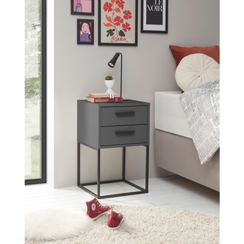 Nočný stolík BIGGER 2 grafitová 5