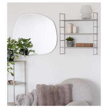 Nástenný regál BIJO sivá 1