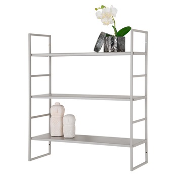 Nástenný regál BIJO sivá 2