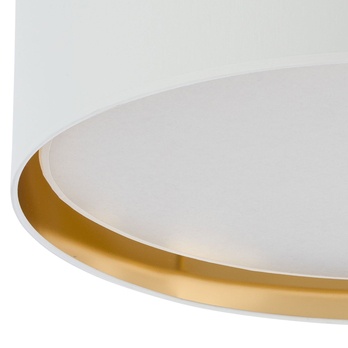 Stropné svietidlo BILBAO biela/zlatá, priemer 60 cm 2
