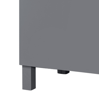 Spodná skrinka na chladničku BILBERRY antracitová 5