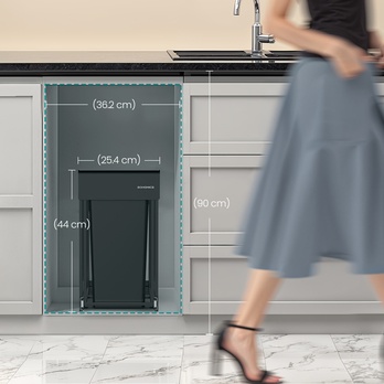 Vstavaný odpadkový kôš BIN 2 čierna 2